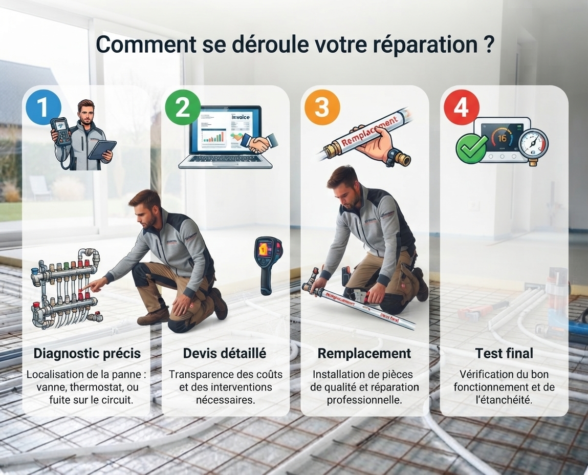 Comment se déroule votre réparation ?