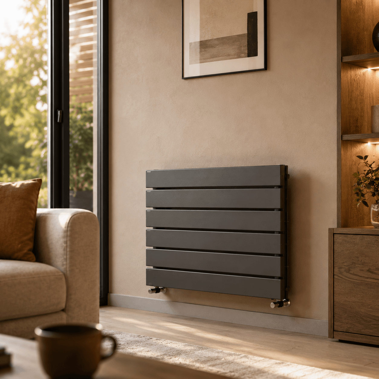 Radiateur basse température compatible avec une pompe à chaleur air-eau