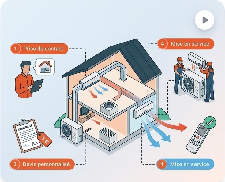 Comment se déroule l'installation